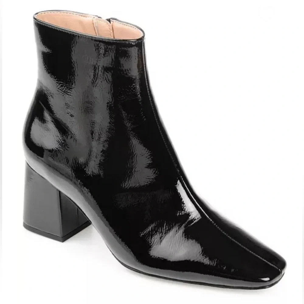 JOURNEE COLLECTION Women 70’s Retro Vintage Booties Ankle Boots Shoes Size 7 NWT - Picture 2 of 12